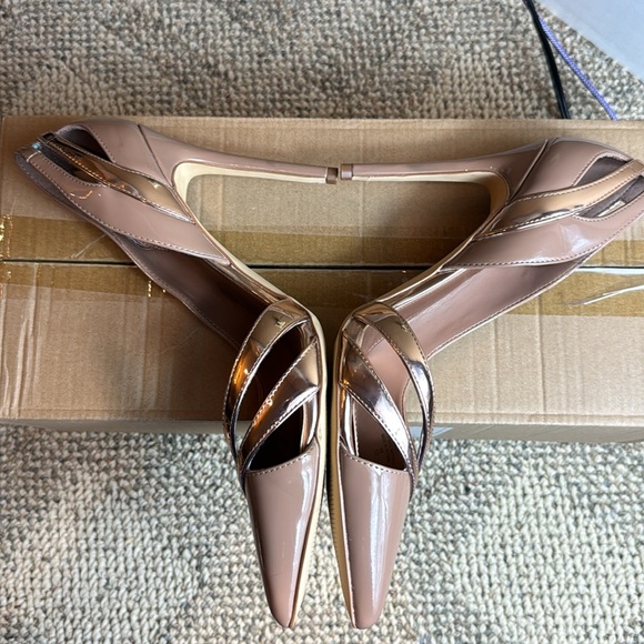 NWOT • Nine West • Women's Findme Pump • Clay/Gold • Size 10M • FABULOUS! - Picture 6 of 17